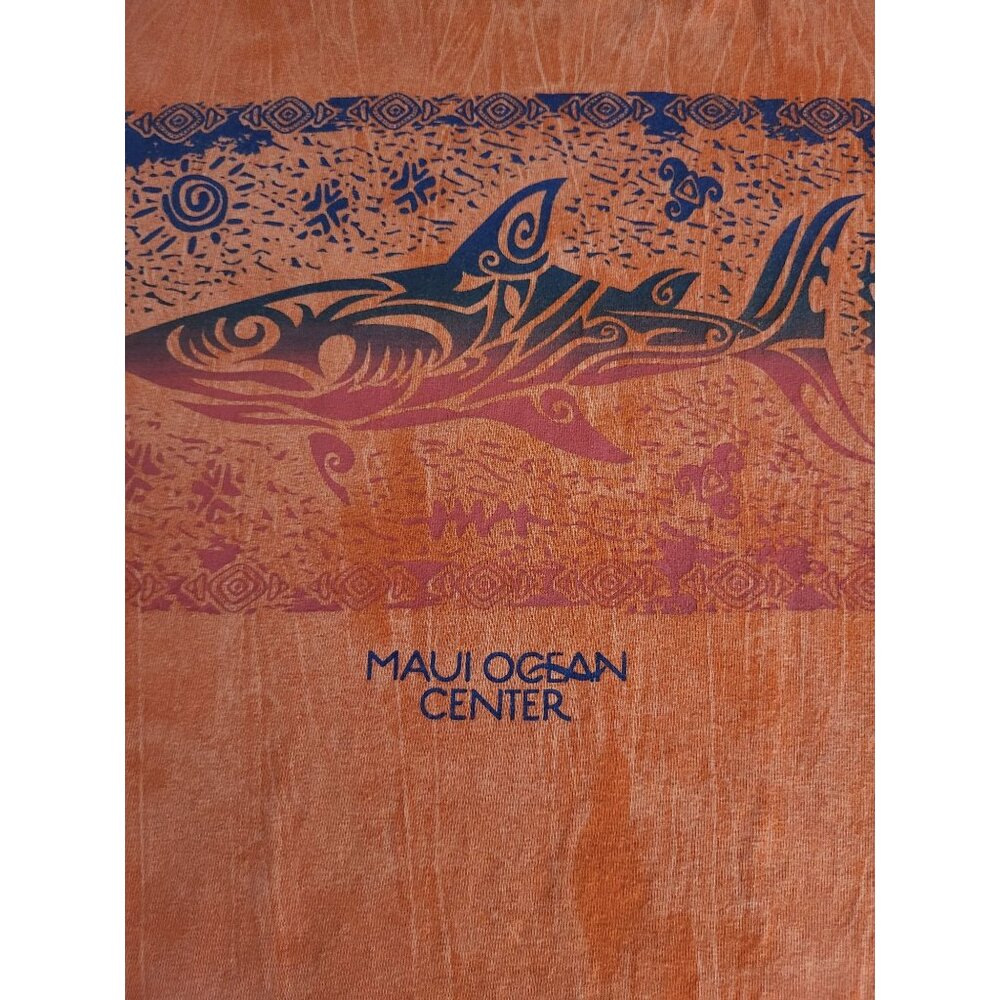 Yacht Club Maui Ocean Center Graphic T Shirt SZ MED Tourist Souvenir Hawaii - Picture 6 of 8